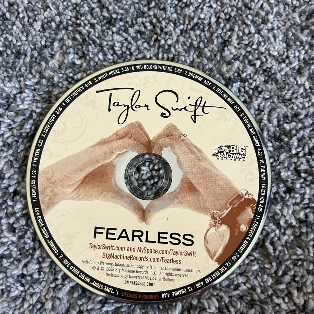 Taylor Swift Fearless CD